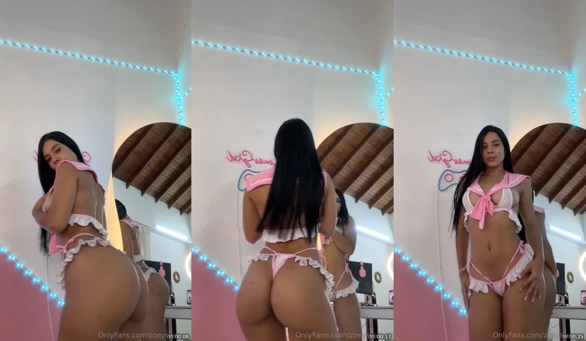 Zoey Riveras erome provocando com lingerie atolada na xota